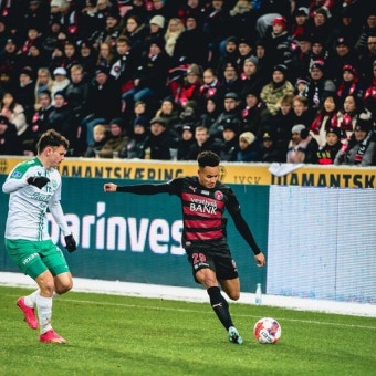 [superliga.review] 조규성, 시즌 첫 '멀티골' 폭발!→리그 7+8호골...미트윌란, 비보르에 5-1 대역전승