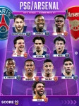 'UCL 결승' PSG-아스널, 통합 베스트11...이강인은 '세컨드' 라인업에도 없다