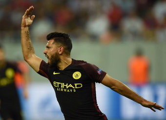 [UCL 리뷰] '아구에로 해트트릭' 맨시티, 스테아우아 원정서 5-0 대승...본선행 유력