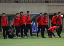 [인터포토] 모습을 드러낸 북한 대표팀