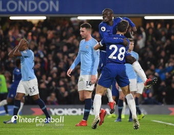 [EPL 리뷰] '캉테-루이스 연속골' 첼시, 맨시티에 2-0 완승...3위 탈환+무패 저지