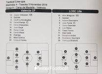 [현장 라인업] 이강인, 생애 첫 UCL 선발 출격! 발렌시아 4-3-3 가동