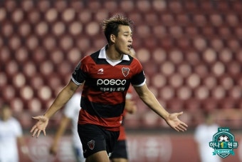 [K리그1 리뷰] '송민규 3G 연속골' 포항, 수원과 1-1 무...4G 무패+4위