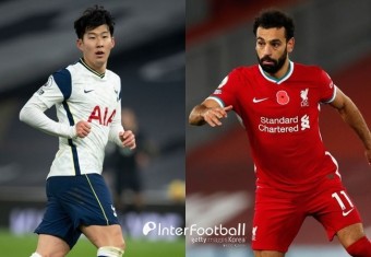 '동갑내기' 손흥민-살라, 득점왕 경쟁도 정면승부...나란히 11호골 도전