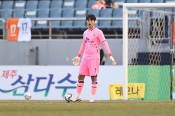 제주 '수문장' 김동준, A대표팀 발탁 