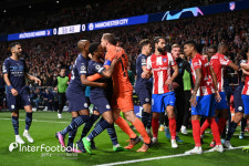 [UCL 리뷰] '과격 신경전 발생' 맨시티, '퇴장' 아틀레티코와 0-0 무...4강 안착