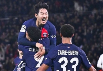 이강인, 감격스러운 UCL 데뷔골+PSG 입단 후 첫 골!...밀란 상대 3-0 대승→이강인 19분 소화+평점 3위!