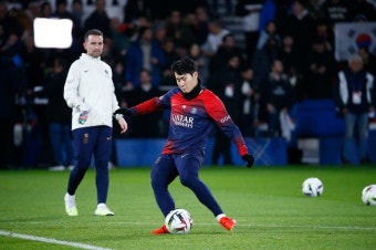 '선발 풀타임' 이강인, 결승골 기점 '환상 프리킥'…PSG, 낭트에 2-1 승리→8연승 질주X선두 유지