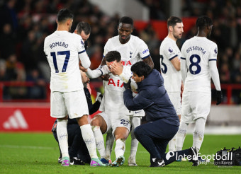 [PL 리뷰] '히샬리송 연속골 폭발' 토트넘, 노팅엄에 2-0 완승→4위 맨시티와 동률...손흥민 88분 활약