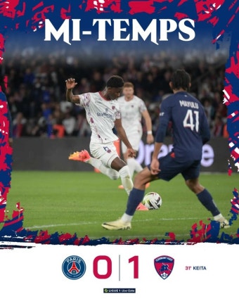 [리그앙 리뷰] '이강인 교체' 로테이션 PSG, 최하위 클레르몽과 1-1 진땀무...'23경기 무패 행진'