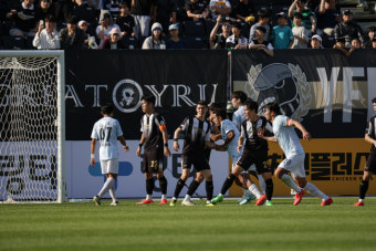 [K리그2 현장리뷰] '라마스 결승골' 부산, 성남 1-0 격파→수원 누르고 3위 등극