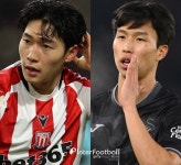 [챔피언십 라인업] 배준호vs엄지성, 2부 코리안더비 성사...스토크-스완지 선발 공개