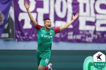 [K리그1 현장리뷰] '크레이지' 대전, 07년생 김현오 데뷔골+밥신 추가골→안양 2-1 제압! 단독 선두+3연승