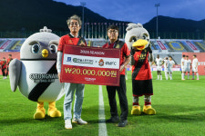 윤정호 한울스포츠잔디 대표이사, 경남FC유소년재단 2,000만원 후원