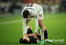 [UCL REVIEW] '이강인 벤치에서 지켜만 봤다'…ATM, 알바레스 동점골에도 히울만 퇴장→슈투트가르트 원정 1-1 무승부