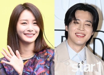 송다은 작정했나…방탄 지민과 열애설에 투척한 떡밥