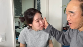 미자, 42년 만에 처음 친정아빠에 따귀 맞아…직관한 ♥김태현 속 시원해