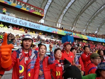 힐링전사, 대한민국VS알제리 경기 중 국제신호에 깜짝 포착