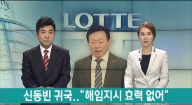 신동빈 회장, 귀국…