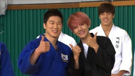 백현, 합기도 3단 유단자…올림픽 금메달 이원희에 업어치기 당해 깜짝