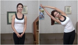 날씬한도시락2 진달래 아나운서, 몸매 비결? 은밀한 스트레칭