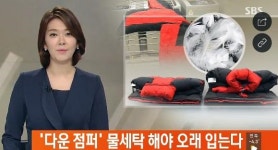 다운점퍼 세탁법, 드라이클리닝 NO 보온성↓