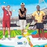 나도 올림픽 스타... SBS, 목동 방송센터 앞 셀카촬영 트릭아트 설치