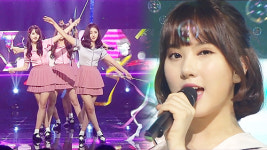 [영상]'인기가요' 여자친구, 리본 흔들며 '체조요정' 변신