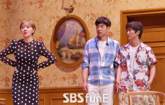 [E포토]연극 스페셜 라이어 열연하는 나르샤-이종혁-안내상