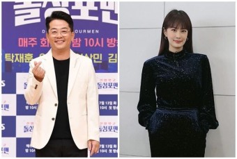 코미디언 김준호와 김지민, 이들의 결혼식으로 스타들 대거 모여 축하하는 인파!