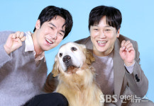 [E포토] 유연석-차태현, 우리는 멍뭉이 삼총사