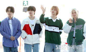 [E포토] 스트레이키즈, '뉴욕 행사 다녀올게요'