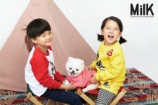 션, ‘아빠 옷 뽑았다’...하율 하엘 남매와 가족 화보