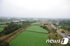[MW사진] 제주 신공항, 성산읍 신산리 여기에 세워진답니다