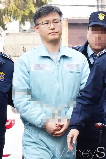 [머니S포토] 탄핵심판 7차 변론 정호성, '굳은 표정의 문고리 3인방'