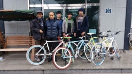 사랑의자전거, 고양지역 대안학교 자전거 기증