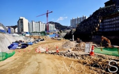 [머니S포토] 서대문구 해빙기 안전점검, 홍제2구역 주택재개발 정비사업구역