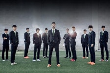 축구선수들의 완벽한 수트핏...지오투, 전북현대 축구선수들과 수트화보 진행