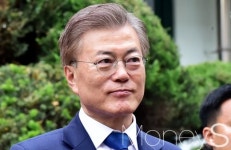 은정초등학교 방문, 문재인 대통령 미세먼지 측정기, 전국 초중고에 설치