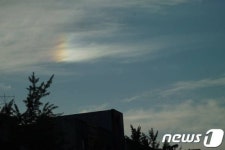 채운현상, 좋은 일 있을까?… 전주 하늘서 뭉게뭉게