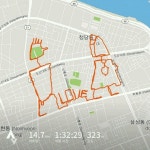 자전거 궤적이 예술?… 르꼬끄 아트라이딩 성료