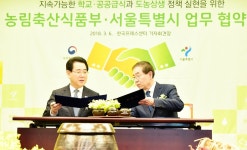 [머니S포토] MOU 체결하는 서울시와 농림축산식품부