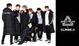 스펙트럼, 데뷔 2주만에 의류 광고 모델 꿰차