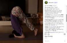 아이유, 요가 연습으로 ‘집중집중’ 근황 전해