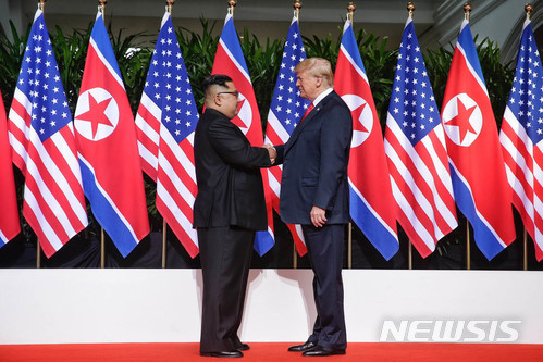 트럼프 대통령, 김정은과의 관계 좋은 관계 평가 및 갈등시 해결 의지 재확인