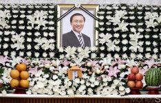 [머니S포토] 노회찬 빈소, 안타까운 영정 속 미소