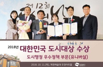 진주시와 수원시, 대한민국 도시대상 수상 소식에 주목