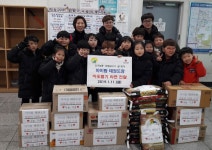 부평구 산곡4동, 아이탑 태권도장으로부터 사랑의 쌀·라면 전달받아