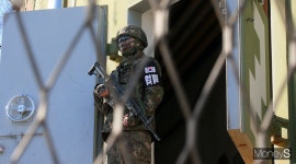 [머니S포토] 9.19 군사합의 이행, 고성GP 밖 경계임무 중인 장병
