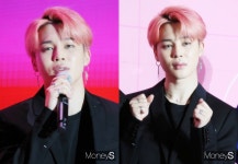 방탄소년단 지민, 핑크 헤어가 찰떡